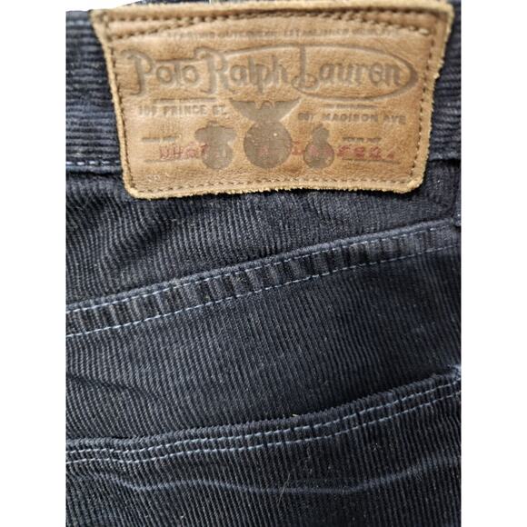 Ralph Lauren Polo Men's Straight Fit Corduroy Pants | Navy | 36/32 - Picture 4 of 6
